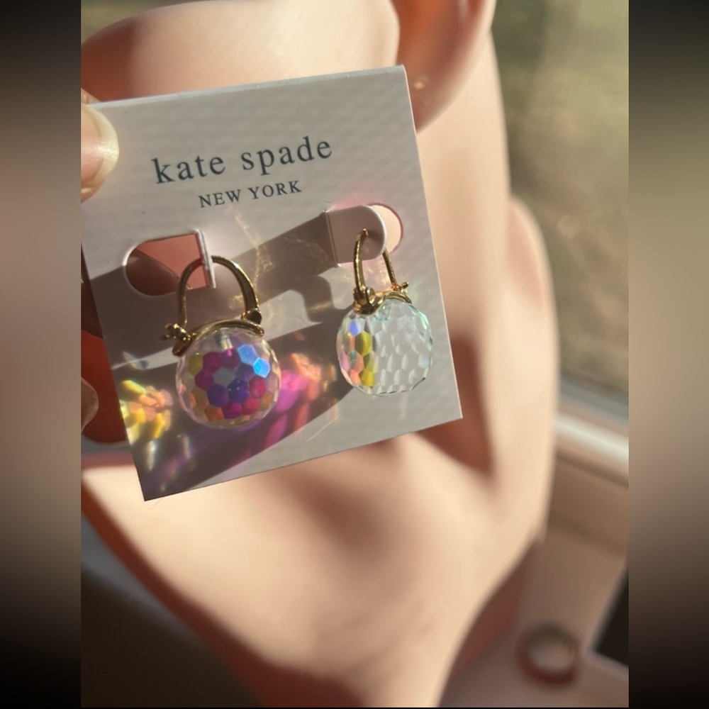 Katespade special edition disco ball earrings - large - Picture 11 of 11